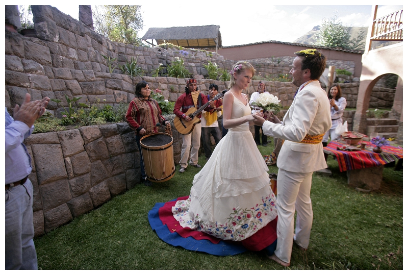 Traditional peruvian wedding on sale dress