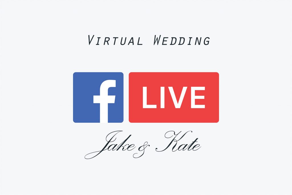 Wedding on fb live