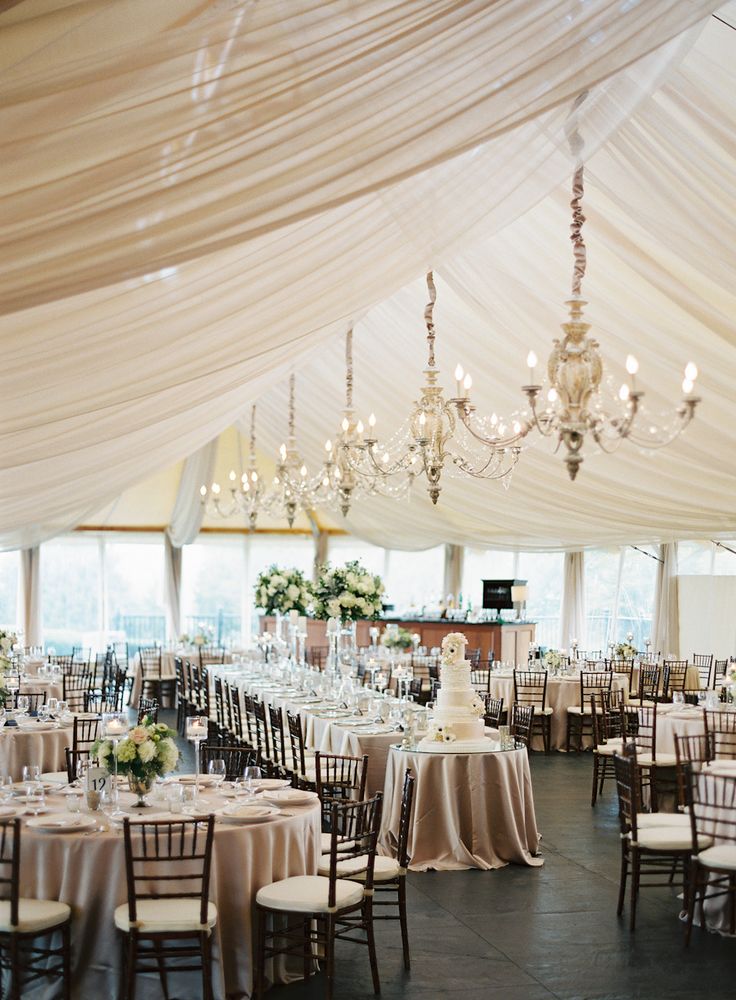 Tented-Elegant-Champagne-Wedding-Reception-Ideas